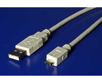 Obrázek k produktu: OEM microUSB kabel 0,8m, bílý (white)
