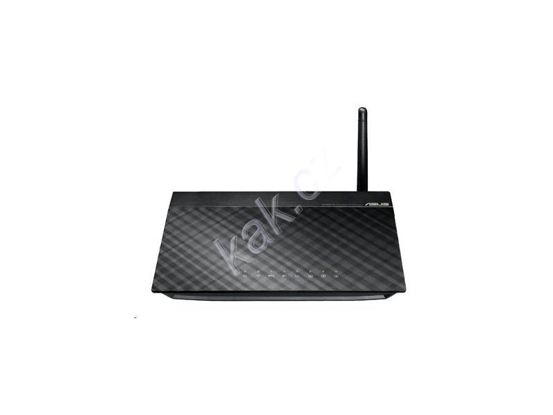 Wi-Fi router ASUS  RT-N10LX, černý (black)