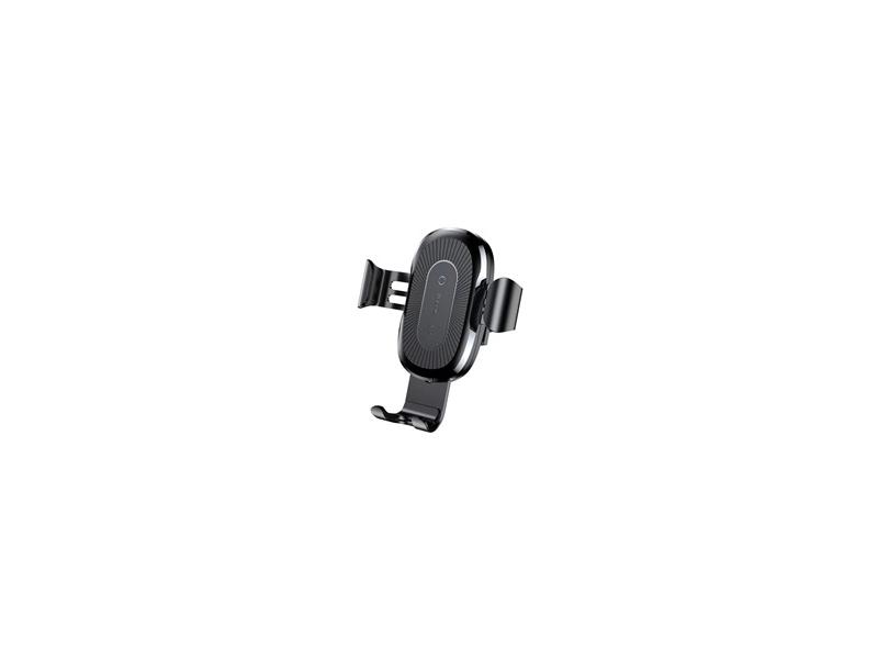Držák BASEUS Wireless Charger Gravity Phone holder, černý (black)