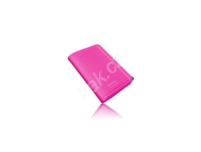 Přenosný pevný disk A-DATA  CH94 250GB, růžový (pink)