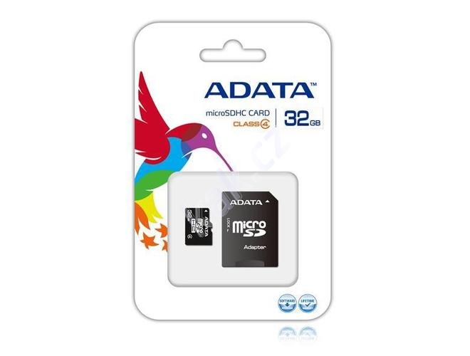 Paměťová karta ADATA microSDHC 32GB