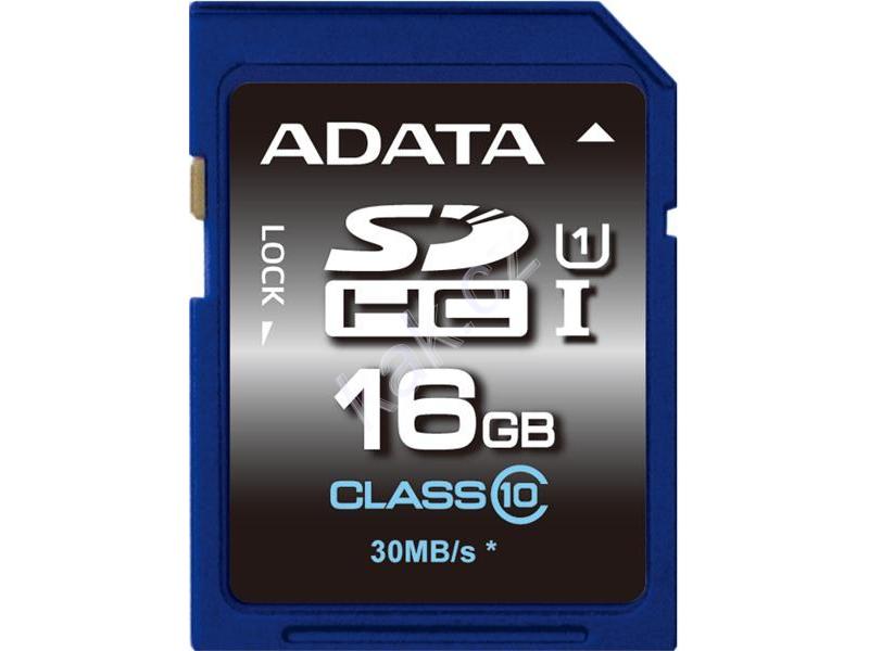 Paměťová karta ADATA SDHC 16GB UHS-I