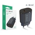 Obrázek k produktu: A-MAX Power Delivery 20W USB-C, černá