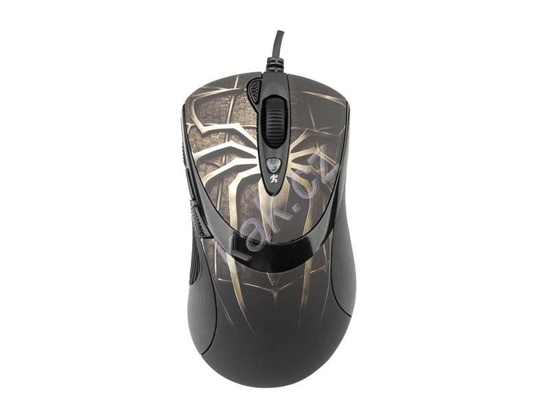 Herní myš A4TECH  XL-747H, hnědá (Brown)