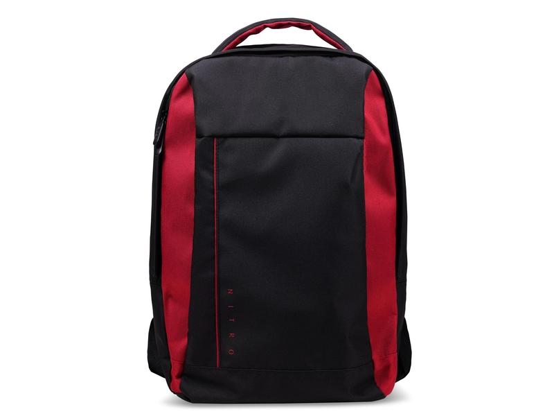 Herní batoh ACER NITRO GAMING Backpack, černá/červená (black/red)