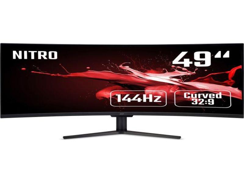 40" LCD monitor ACER Nitro EI491CRPbmiiipx, černý/červený (black/red)