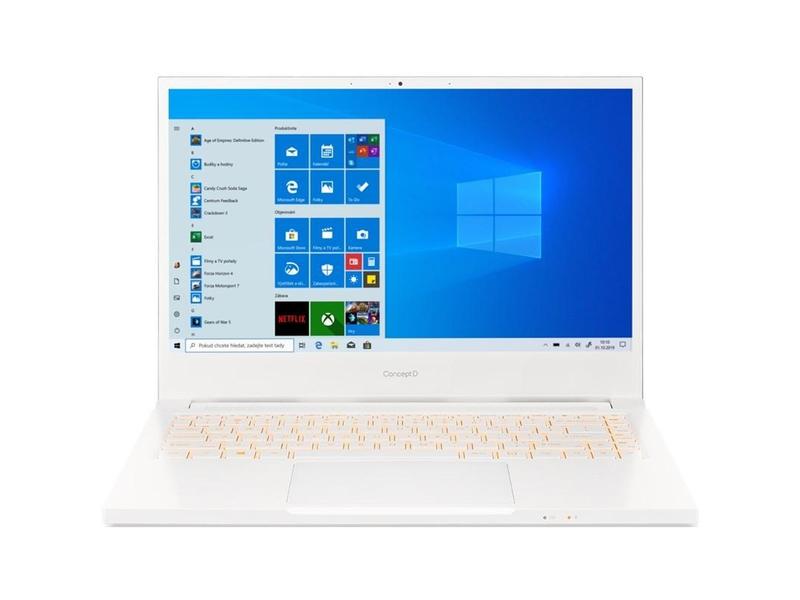 Notebook ACER ConceptD 3 (CN314-72G-7073), bílý (white)