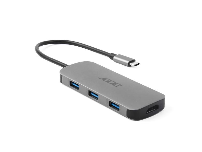 Replikátor portů ACER 7in1 USB-C dongle (HDMI, USB,USBC,SD,MicroSD)