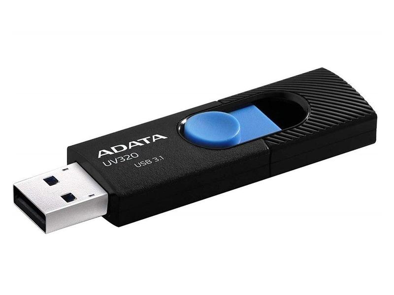 Přenosný flash disk ADATA Flash disk UV320 32GB, černo-modrá