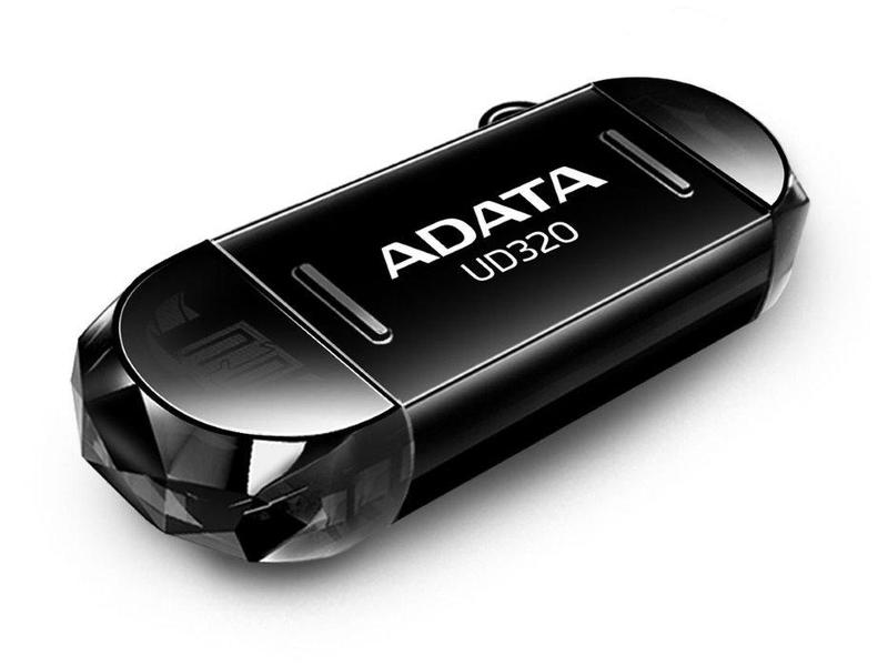 Přenosný flash disk ADATA DashDrive Durable UD320 32GB, černá (black)