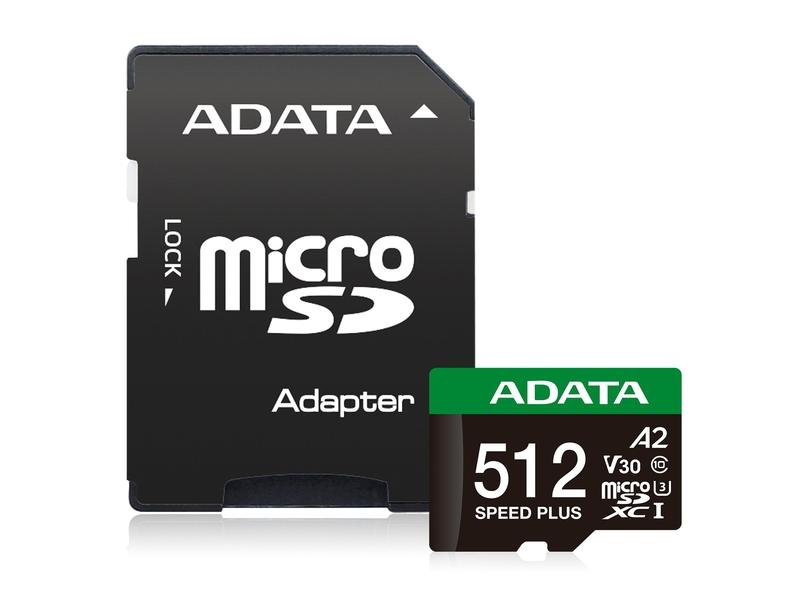 Paměťová karta ADATA Speed Plus MicroSDXC 512GB