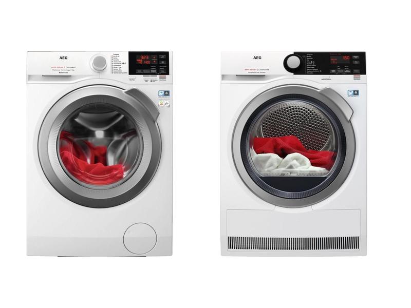Set pračky a sušičky AEG L6FEG48SCA + AbsoluteCare T8DBE68SC