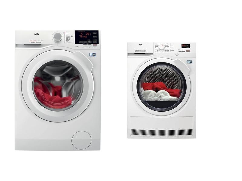 Set pračky a sušičky AEG L6FBG49WC+ T8DBK68WC