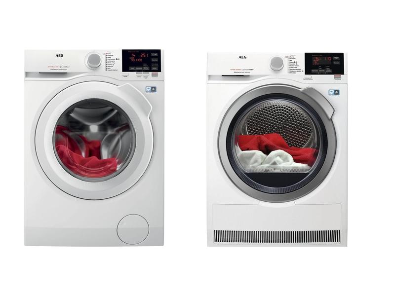 Set pračky a sušičky AEG L6FBG49WC+ AbsoluteCare T8DEG48SC