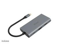 Obrázek k produktu: AKASA externí USB hub - USB typ-C na 9-in-1