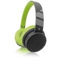 Obrázek k produktu: ALIGATOR Bluetooth sluchátka AH02, černá/zelená (black/green)
