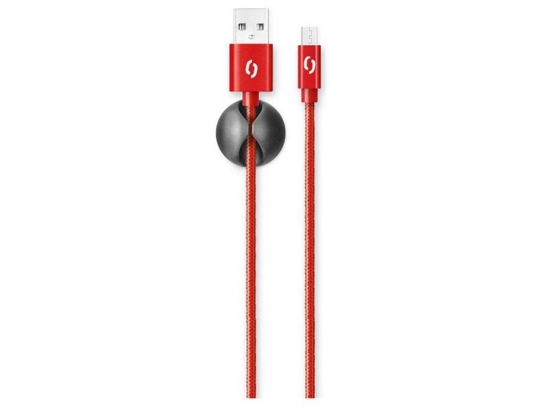 Datový kabel ALIGATOR PREMIUM 2A, červená (red)