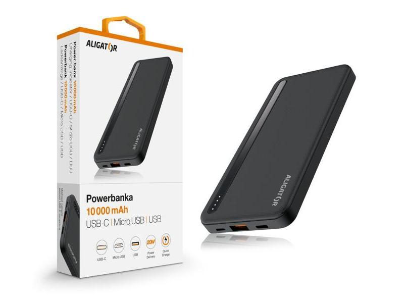 Powerbanka ALIGATOR PBAL1050 10000mAh 20W