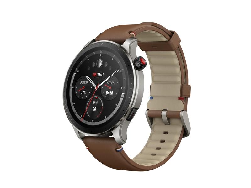 Chytré hodinky AMAZFIT GTR 4/Vintage Brown Leather/Elegant Band/Brown