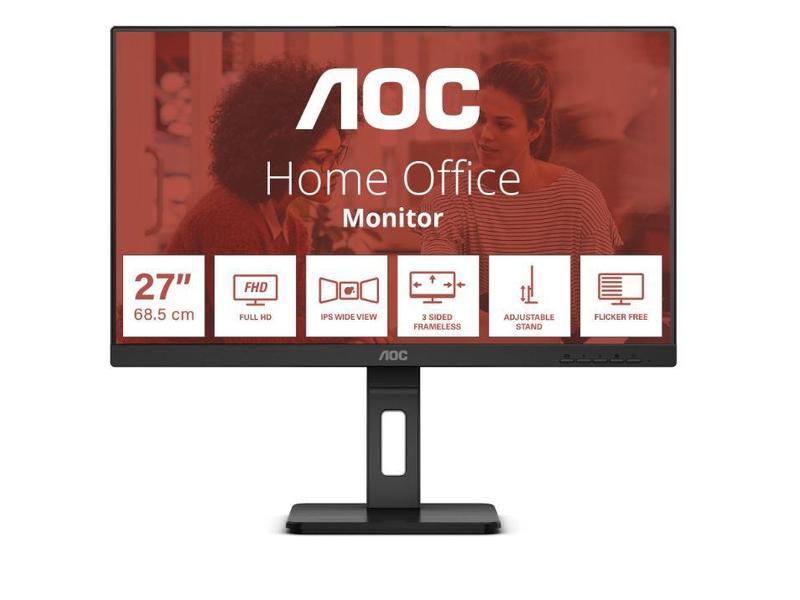 AOC/27E3QAF/27''''/IPS/FHD/75Hz/4ms/Black/3R