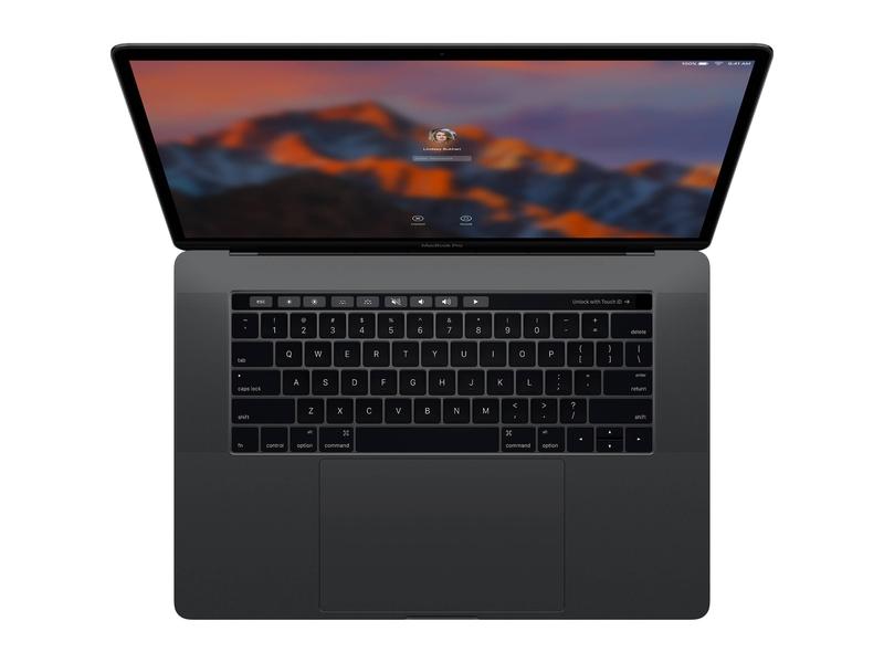 Notebook APPLE MacBook Pro 15 Retina CZ 2017 s Touch Barem, Space Grey