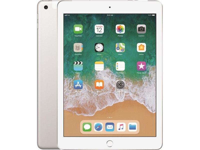 Tablet APPLE iPad Wi-Fi + Cellular 32GB (2018), stříbný (silver)