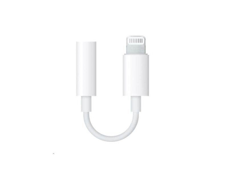  APPLE Lightning adaptér pro 3,5mm sluchátkový jack, bílý (white)