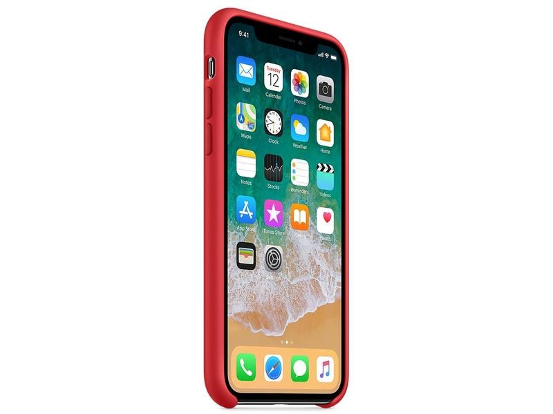 Pouzdro pro iPhone APPLE iPhone X Silicone Case - Red