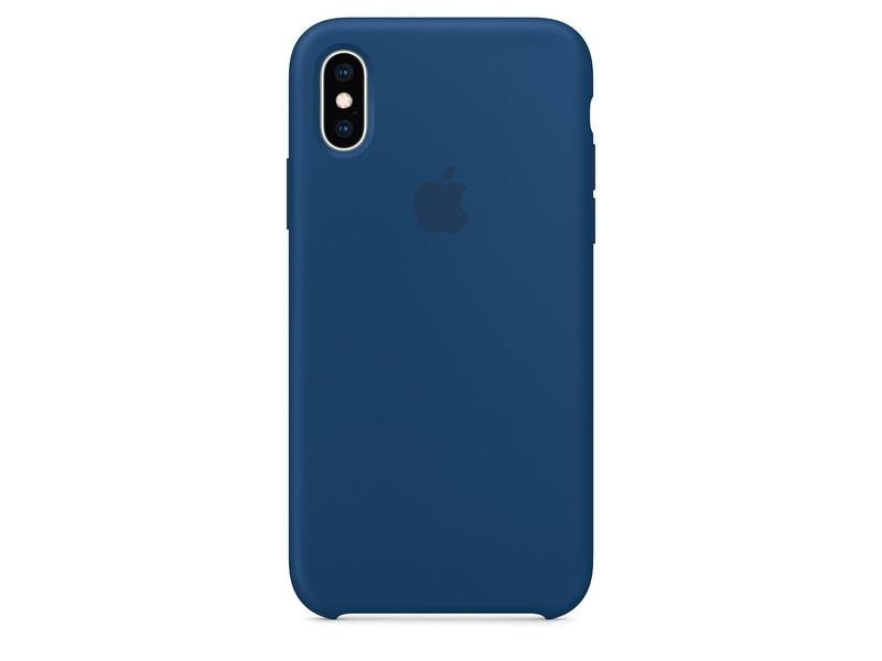 Pouzdro pro iPhone APPLE iPhone XS Silicone Case - Blue Horizon, modrá (blue)