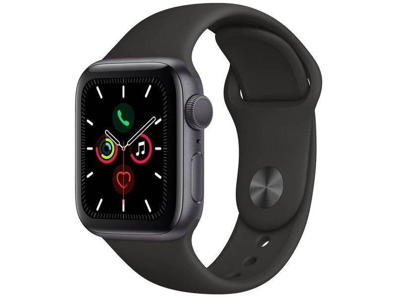 Sportovní chytré hodinky APPLE Watch Series 5 GPS 40mm, šedá/černá (gray/black)