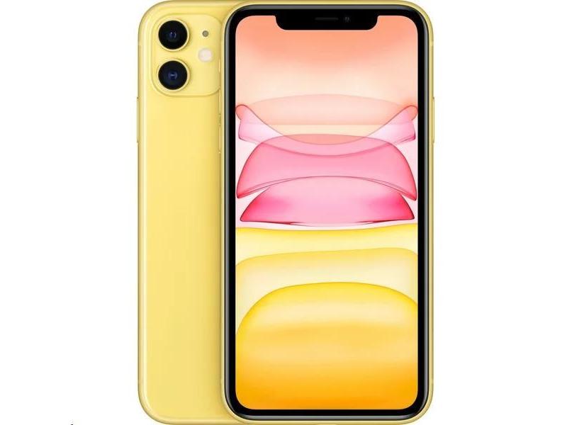 Mobilní telefon APPLE iPhone 11 64GB, žlutý (yellow)
