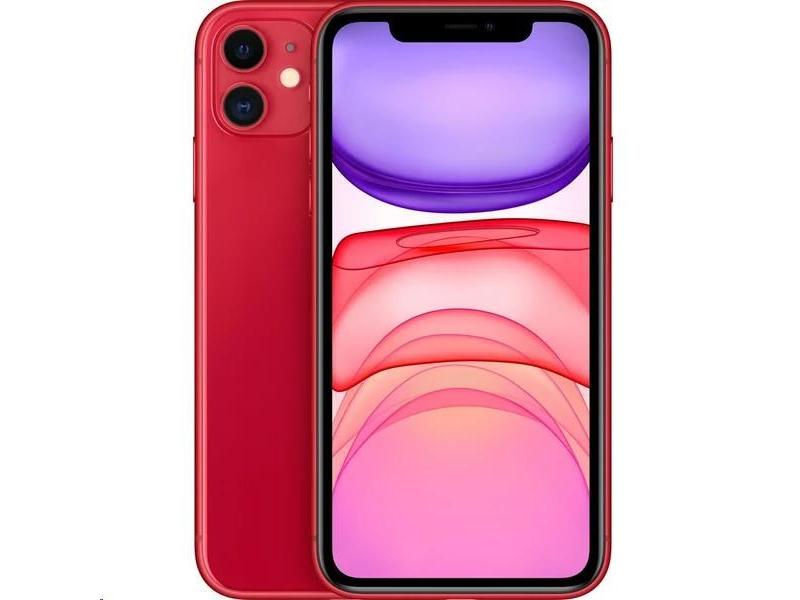 Mobilní telefon APPLE iPhone 11 128GB, červený (red)