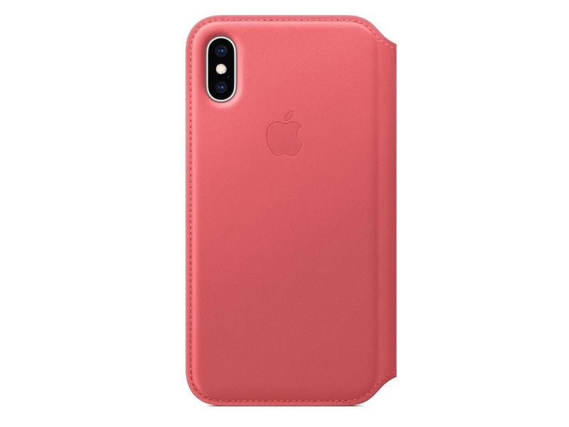 Pouzdro pro iPhone APPLE XS Max Leather Folio, růžová (pink)