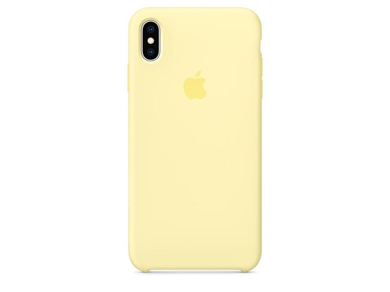 Pouzdro pro iPhone APPLE XS Max Silicone Case, žlutá (yellow)