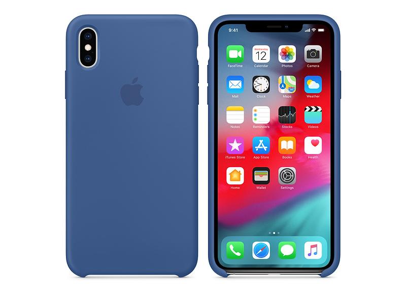 Pouzdro pro iPhone APPLE XS Max Silicone Case, modrá (blue)