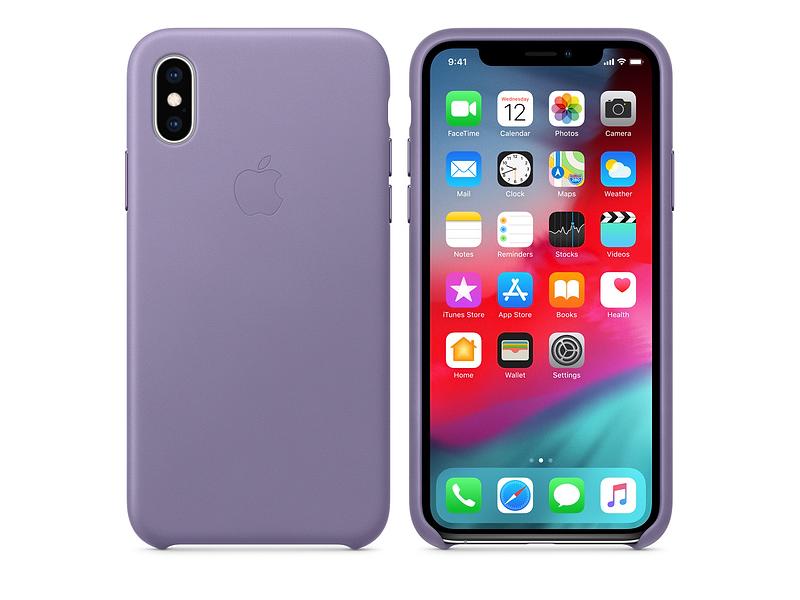 Pouzdro pro iPhone APPLE XS Max Leather Case, fialová (purple)