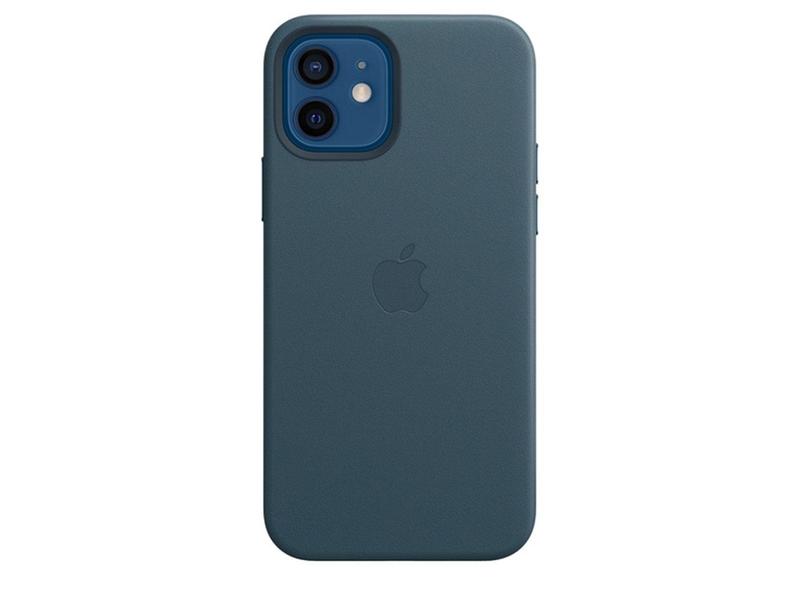 Pouzdro pro iPhone APPLE iPhone 12/12 Pro Leather Case s MagSafe baltsky modré