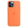 Pouzdro pro iPhone APPLE iPhone 12 Pro Max Silicone Case s MagSafe kumkvatově oranžové