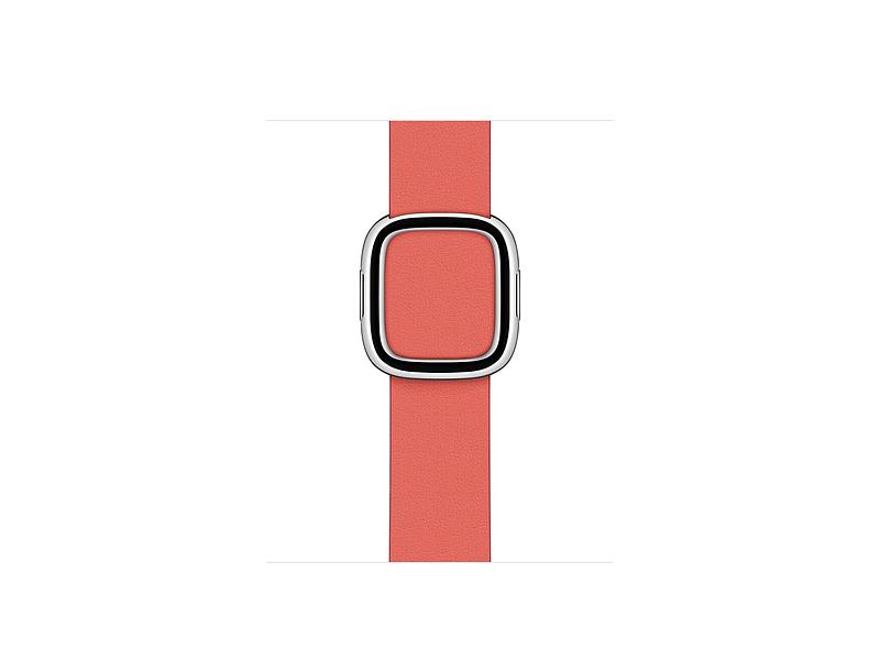Řemínek APPLE Watch 40mm citrusově růžový řemínek s moderní přezkou – střední