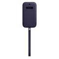 Pouzdro pro iPhone APPLE iPhone 12|12Pro Leather Sleeve w MagSafe D.Violet