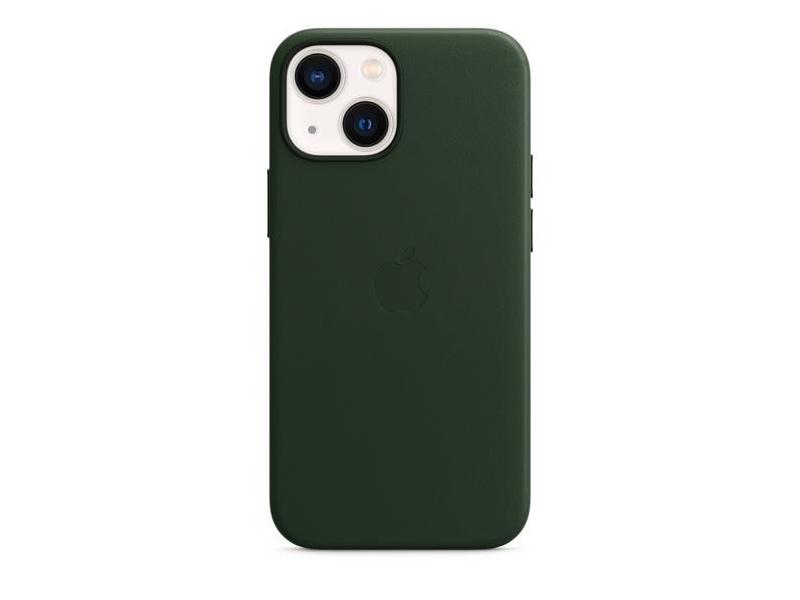 Kryt APPLE iPhone 13 mini Leather Case s MagSafe - S.Green