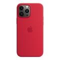 Kryt APPLE iPhone 13 Pro Max Silicone Case s MagSafe – (P)RED