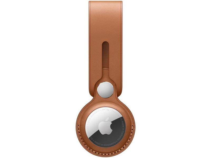 Poutko pro Airtag APPLE AirTag Leather Loop, hnědé