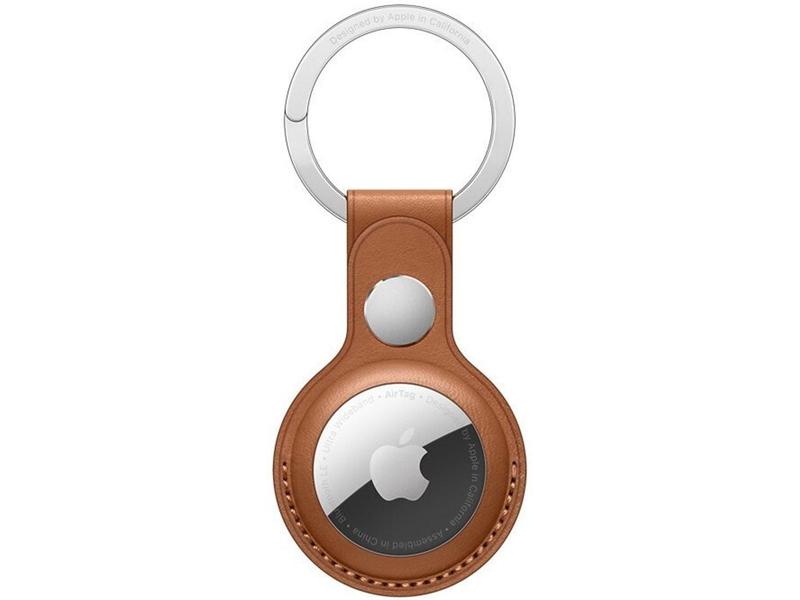 Klíčenka pro Airtag APPLE AirTag Leather Key Ring, hnědé