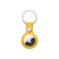 Klíčenka pro Airtag APPLE AirTag Leather Key Ring, žluté