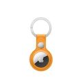 Klíčenka pro Airtag APPLE AirTag Leather Key Ring, oranžové