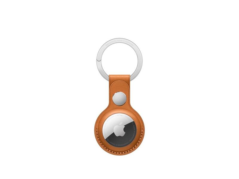 Klíčenka pro Airtag APPLE AirTag Leather Key Ring, hnědé