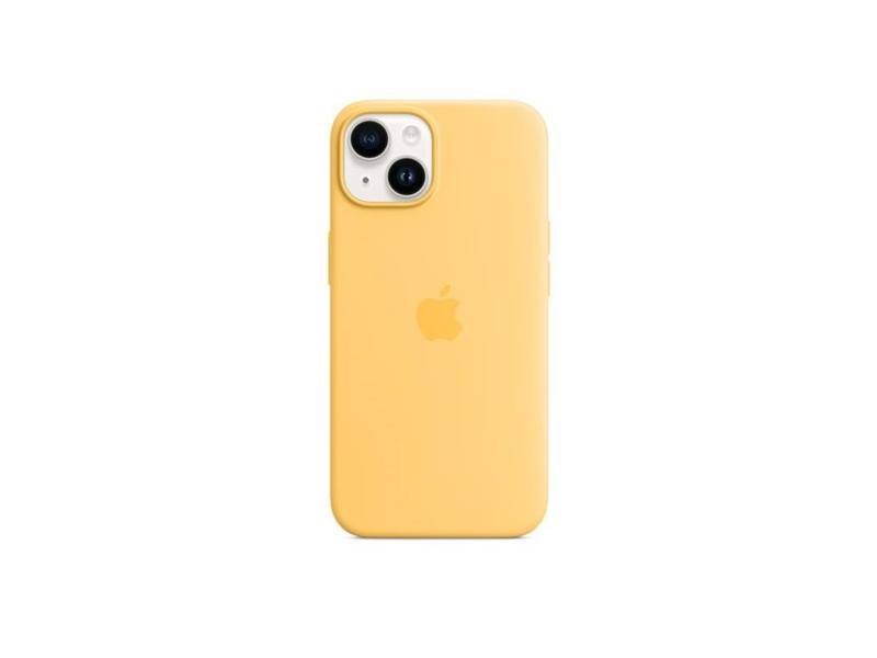 Pouzdro na iPhone APPLE iPhone 14 Silicone Case with MS - Sunglow