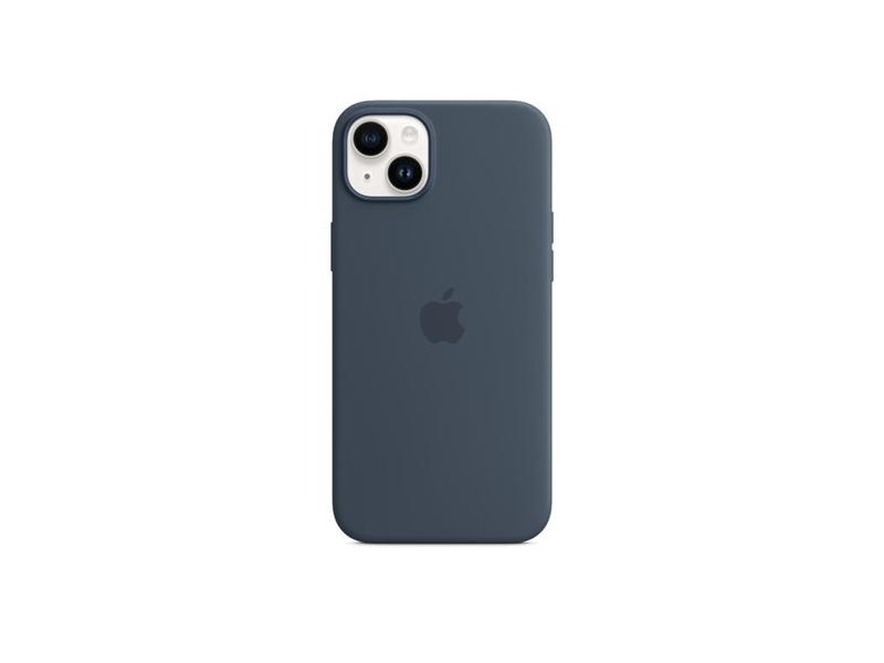 Pouzdro na iPhone APPLE iPhone 14+ Silicone Case with MS - Storm Blue