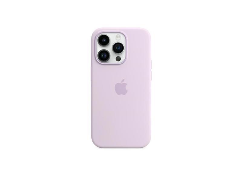 Pouzdro na iPhone APPLE iPhone 14 Pro Silicone Case with MS - Lilac
